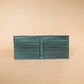 The Real McCaul Leathergoods Wallets Juniper Green Classic Bifold Wallet - Kangaroo Australian Made Australian Owned Bifold Kangaroo Leather Wallet- Made In Australia