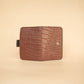 The Real McCaul Leathergoods Wallets Passport Cover Wallet - Crocodile and Kangaroo Australian Made Australian Owned Passport Holder Crocodile and Kangaroo Leather- Made in Australia