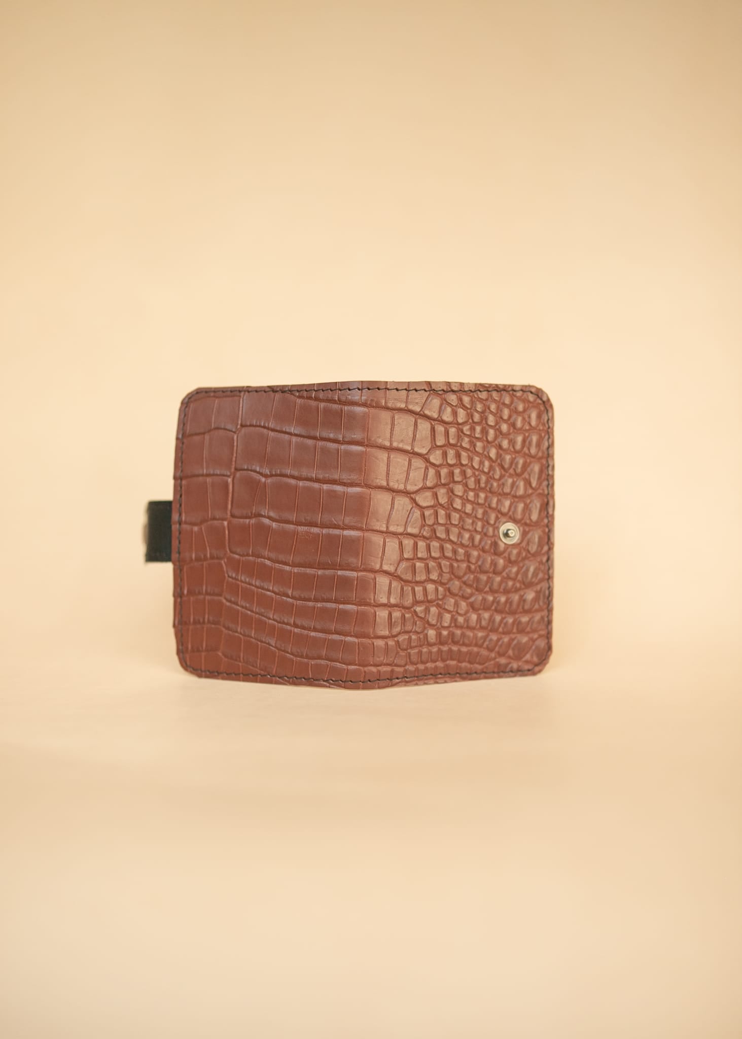 The Real McCaul Leathergoods Wallets Passport Cover Wallet - Crocodile and Kangaroo Australian Made Australian Owned Passport Holder Crocodile and Kangaroo Leather- Made in Australia