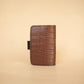 The Real McCaul Leathergoods Wallets Passport Cover Wallet - Crocodile and Kangaroo Australian Made Australian Owned Passport Holder Crocodile and Kangaroo Leather- Made in Australia