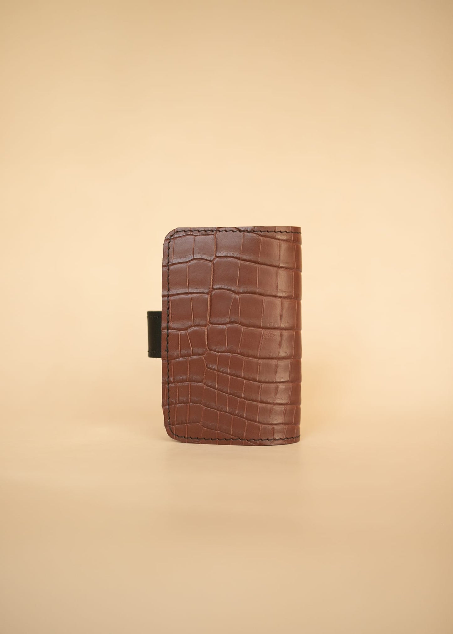 The Real McCaul Leathergoods Wallets Passport Cover Wallet - Crocodile and Kangaroo Australian Made Australian Owned Passport Holder Crocodile and Kangaroo Leather- Made in Australia