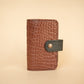 The Real McCaul Leathergoods Wallets Passport Cover Wallet - Crocodile and Kangaroo Australian Made Australian Owned Passport Holder Crocodile and Kangaroo Leather- Made in Australia