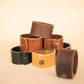 The Real McCaul Leathergoods Wide Leather Wristband - 38mm Australian Made Australian Owned Wide Leather Wristband - 38mm