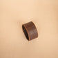 The Real McCaul Leathergoods Wide Leather Wristband - 38mm Australian Made Australian Owned Wide Leather Wristband - 38mm