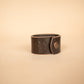 The Real McCaul Leathergoods Wide Leather Wristband - 38mm Australian Made Australian Owned Wide Leather Wristband - 38mm