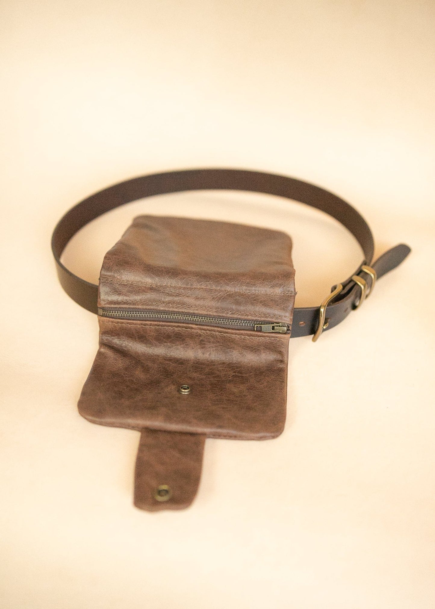 The Real McCaul Multi-Wallet Multi Wallet Belt Pouch - Cowhide Australian Made Australian Owned Made in Australia Travel Belt Multi-Wallet (Cowhide Leather)