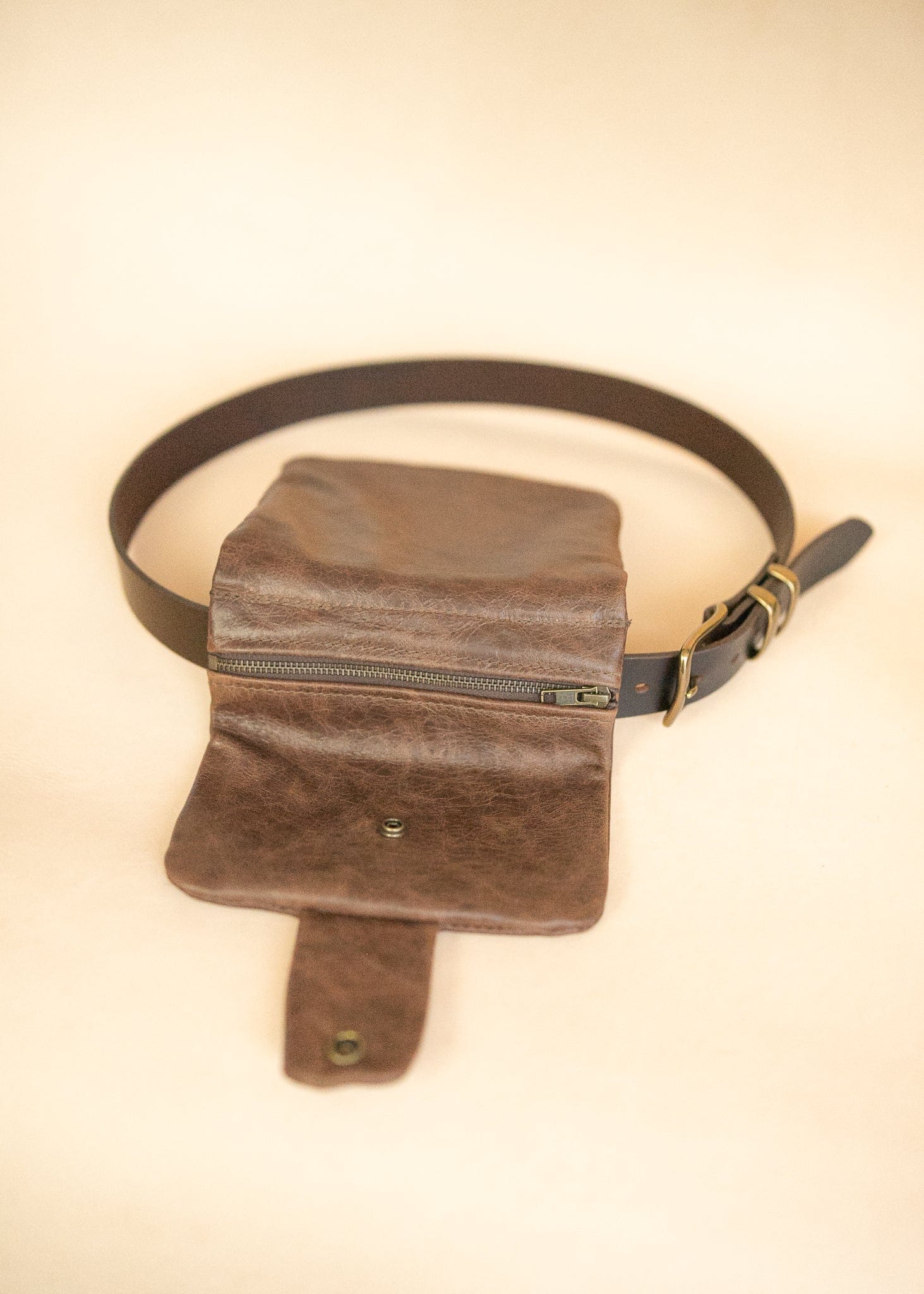 The Real McCaul Multi-Wallet Multi Wallet Belt Pouch - Cowhide Australian Made Australian Owned Made in Australia Travel Belt Multi-Wallet (Cowhide Leather)