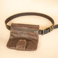 The Real McCaul Multi-Wallet Multi Wallet Belt Pouch - Cowhide Australian Made Australian Owned Made in Australia Travel Belt Multi-Wallet (Cowhide Leather)