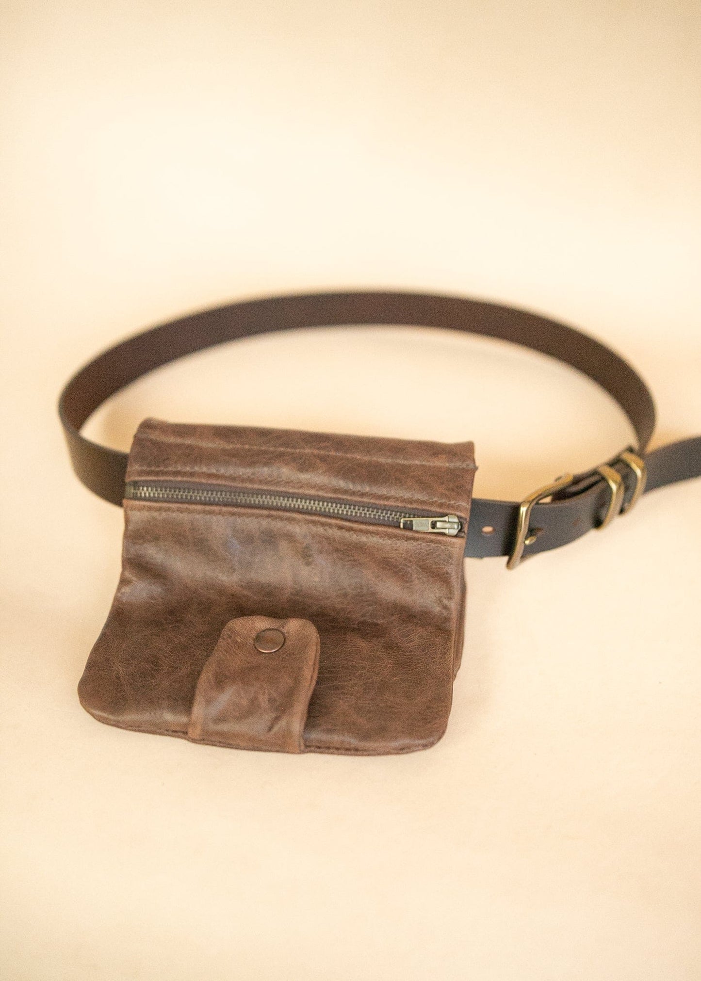 The Real McCaul Multi-Wallet Multi Wallet Belt Pouch - Cowhide Australian Made Australian Owned Made in Australia Travel Belt Multi-Wallet (Cowhide Leather)