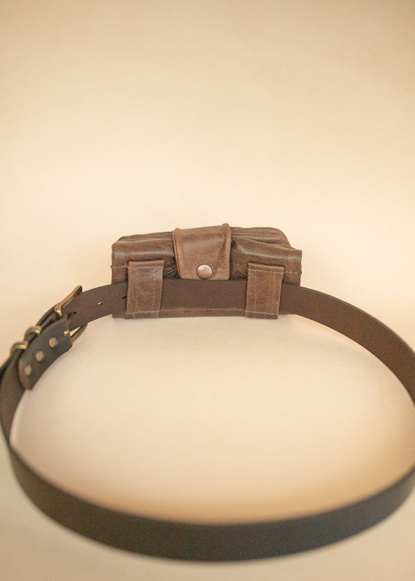The Real McCaul Multi-Wallet Multi Wallet Belt Pouch - Cowhide Australian Made Australian Owned Made in Australia Travel Belt Multi-Wallet (Cowhide Leather)