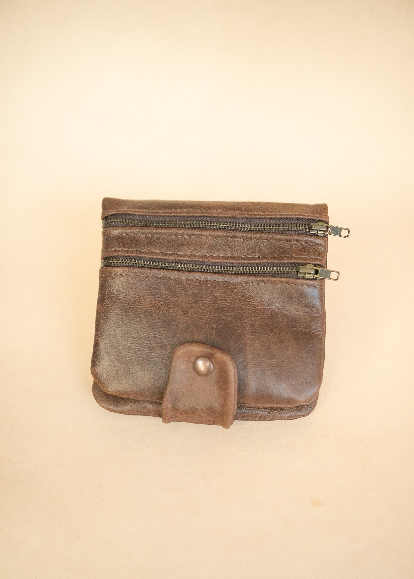 The Real McCaul Multi-Wallet Multi Wallet Belt Pouch - Cowhide Australian Made Australian Owned Made in Australia Travel Belt Multi-Wallet (Cowhide Leather)