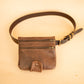 The Real McCaul Multi-Wallet Multi Wallet Belt Pouch - Cowhide Australian Made Australian Owned Made in Australia Travel Belt Multi-Wallet (Cowhide Leather)