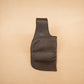 The Real McCaul Purses Mottle Brown Tool/Phone Pouch Holder for Belt Australian Made Australian Owned Leather Belt Pouch for Phone/Sunglasses Australian Made