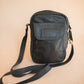 The Real McCaul Shoulder Bags The Darren Bag - Cowhide - Black Australian Made Australian Owned Large Men's Organiser Man Bag Leather Made In Australia