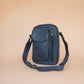 The Real McCaul Shoulder Bags The Darren Bag - Cowhide - Navy Australian Made Australian Owned Large Men's Organiser Man Bag Leather Made In Australia