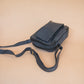 The Real McCaul Shoulder Bags The Darren Bag - Cowhide - Navy Australian Made Australian Owned Large Men's Organiser Man Bag Leather Made In Australia