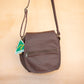 The Real McCaul Shoulder Bags The Pat Bag - Cowhide - Plum Australian Made Australian Owned Australian Made Leather Manbag in Kangaroo or Cowhide Leather