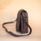 The Real McCaul Shoulder Bags The Pat Bag - Cowhide - Plum Australian Made Australian Owned Australian Made Leather Manbag in Kangaroo or Cowhide Leather
