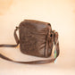 The Real McCaul Shoulder Bags The Pat Manbag - Cowhide - Premium Marble Brown Australian Made Australian Owned Australian Made Leather Manbag in Kangaroo or Cowhide Leather
