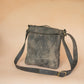 The Real McCaul Shoulder Bags Universal Satchel Bag - Medium Vertical - Cowhide - Stonewash Australian Made Australian Owned Leather Satchel Bag- Australian Made in Kangaroo and Cowhide Leather