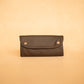 The Real McCaul Tobacco Pouches Brown Tri Fold Tobacco Pouch - Kangaroo Australian Made Australian Owned Leather Tobacco Pouch Australian Made Kangaroo & Cowhide Leather