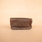The Real McCaul Tobacco Pouches Premium Marble Brown / Inside Tobacco Pouch - Cowhide Australian Made Australian Owned Leather Tobacco Pouch Australian Made Kangaroo & Cowhide Leather