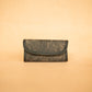 The Real McCaul Tobacco Pouches Stonewash Tri Fold Tobacco Pouch - Cowhide Australian Made Australian Owned Leather Tobacco Pouch Australian Made Kangaroo & Cowhide Leather