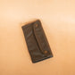 The Real McCaul Tobacco Pouches Tri Fold Tobacco Pouch - Cowhide Australian Made Australian Owned Leather Tobacco Pouch Australian Made Kangaroo & Cowhide Leather