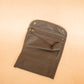The Real McCaul Tobacco Pouches Tri Fold Tobacco Pouch - Cowhide Australian Made Australian Owned Leather Tobacco Pouch Australian Made Kangaroo & Cowhide Leather