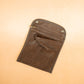 The Real McCaul Tobacco Pouches Tri Fold Tobacco Pouch - Cowhide Australian Made Australian Owned Leather Tobacco Pouch Australian Made Kangaroo & Cowhide Leather