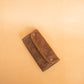 The Real McCaul Tobacco Pouches Tri Fold Tobacco Pouch - Cowhide Australian Made Australian Owned Leather Tobacco Pouch Australian Made Kangaroo & Cowhide Leather