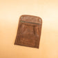 The Real McCaul Tobacco Pouches Tri Fold Tobacco Pouch - Cowhide Australian Made Australian Owned Leather Tobacco Pouch Australian Made Kangaroo & Cowhide Leather