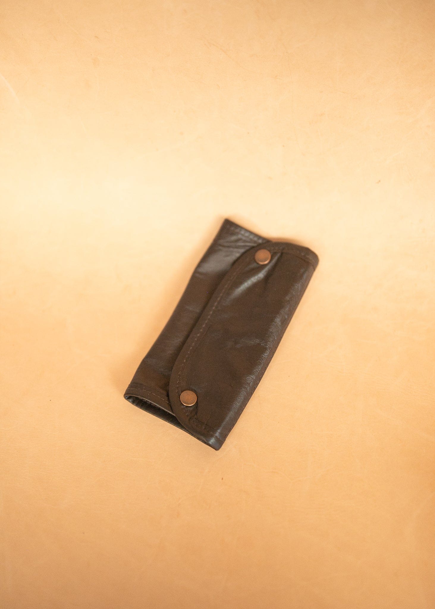 The Real McCaul Tobacco Pouches Tri Fold Tobacco Pouch - Kangaroo Australian Made Australian Owned Leather Tobacco Pouch Australian Made Kangaroo & Cowhide Leather