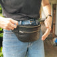 The Real McCaul Travel Bag Classic Bum Bag - Small - Kangaroo Australian Made Australian Owned Leather Bum Bag Handmade in Australia Kangaroo & Cowhide 
