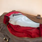 The Real McCaul Travel Bag Classic Overnight Travel Bag - Cowhide - Premium Marble Brown Australian Made Australian Owned Large Overnight Travel Duffel Bag Leather Made in Australia