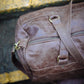 The Real McCaul Travel Bag Duffel Carry All Bag - Cowhide Australian Made Australian Owned Large Overnight Travel Duffel Bag Leather Made in Australia