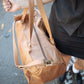 The Real McCaul Travel Bag Duffel Carry All Bag - Cowhide - Tan Australian Made Australian Owned Large Overnight Travel Duffel Bag Leather Made in Australia