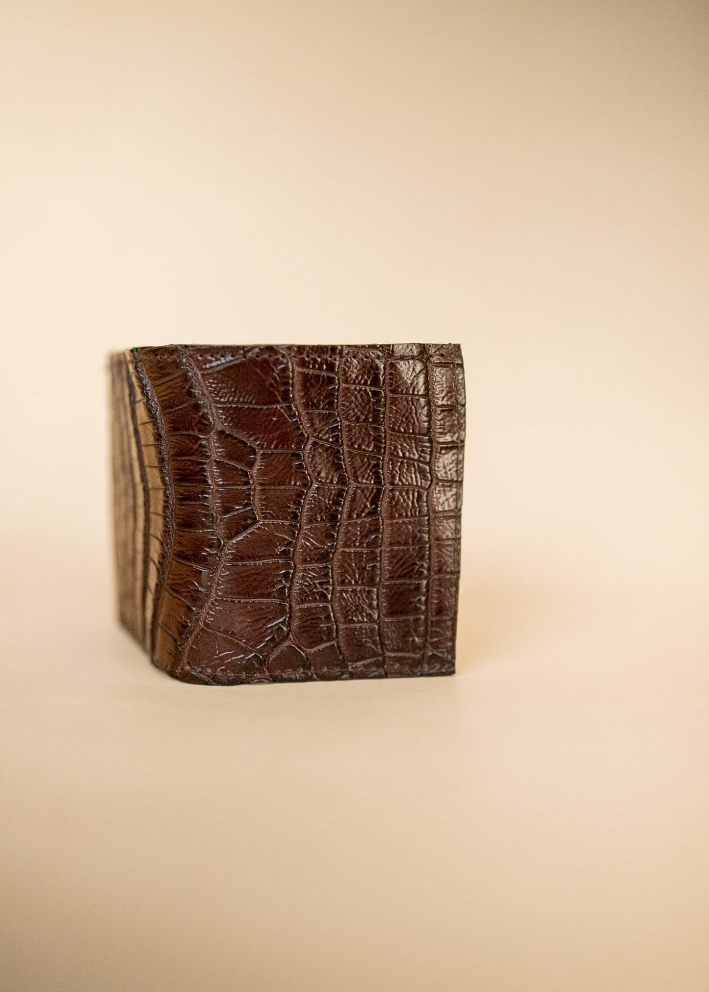 The Real McCaul Wallet The Wayne Wallet - Crocodile and Kangaroo Australian Made Australian Owned The Brendan Wallet Kangaroo and Crocodile Leather Made In Australia