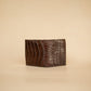 The Real McCaul Wallet The Wayne Wallet - Crocodile and Kangaroo Australian Made Australian Owned The Brendan Wallet Kangaroo and Crocodile Leather Made In Australia