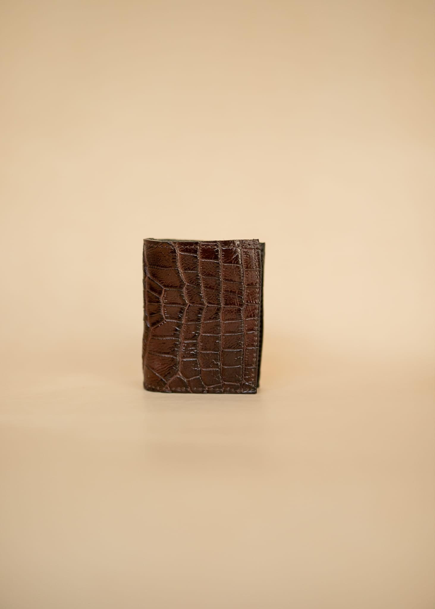 The Real McCaul Wallet The Wayne Wallet - Crocodile and Kangaroo Australian Made Australian Owned The Brendan Wallet Kangaroo and Crocodile Leather Made In Australia