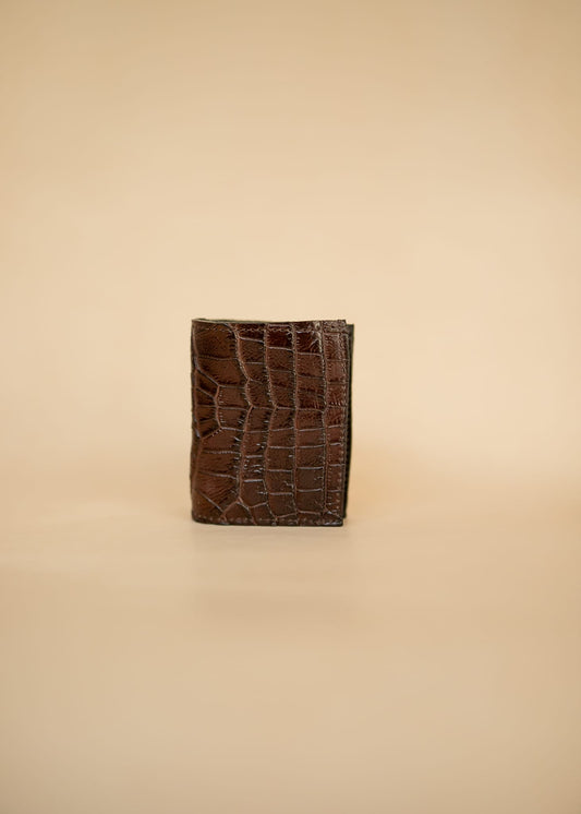 The Real McCaul Wallet The Wayne Wallet - Crocodile and Kangaroo Australian Made Australian Owned The Brendan Wallet Kangaroo and Crocodile Leather Made In Australia