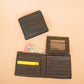 The Real McCaul Wallets All-Card Bifold Wallet - Kangaroo Australian Made Australian Owned Leather Men's Wallet- Australian Made - Kangaroo & Cowhide