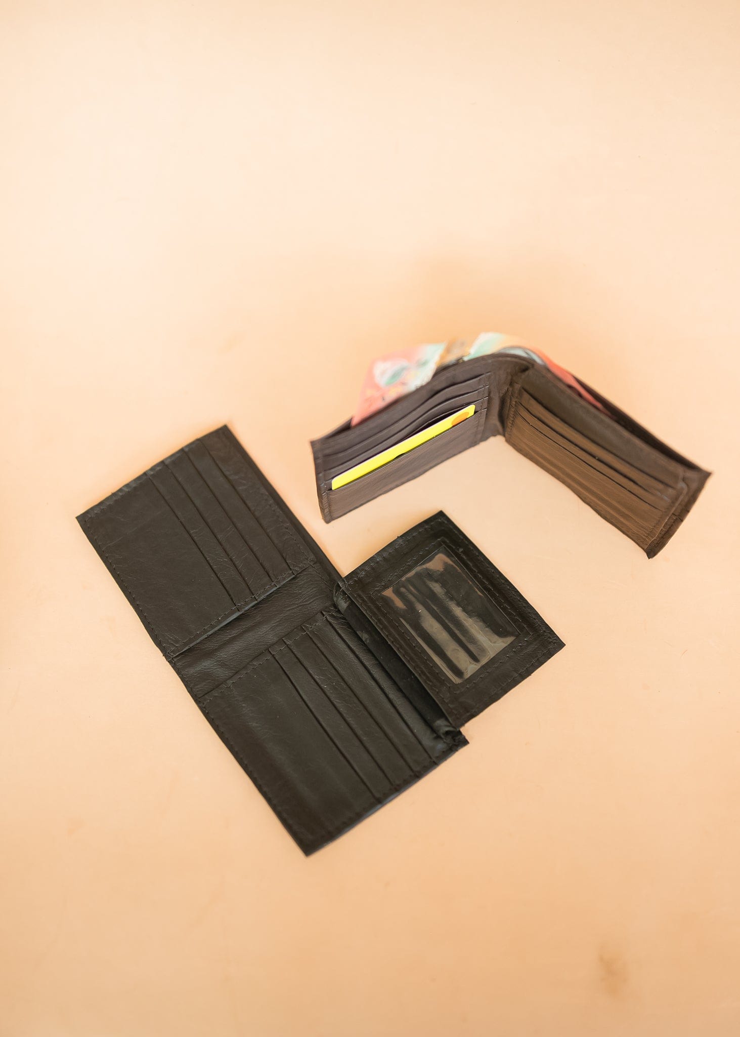 The Real McCaul Wallets All-Card Bifold Wallet - Kangaroo Australian Made Australian Owned Leather Men's Wallet- Australian Made - Kangaroo & Cowhide