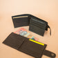 The Real McCaul Wallets All-Card Bifold Wallet - Kangaroo Australian Made Australian Owned Leather Men's Wallet- Australian Made - Kangaroo & Cowhide