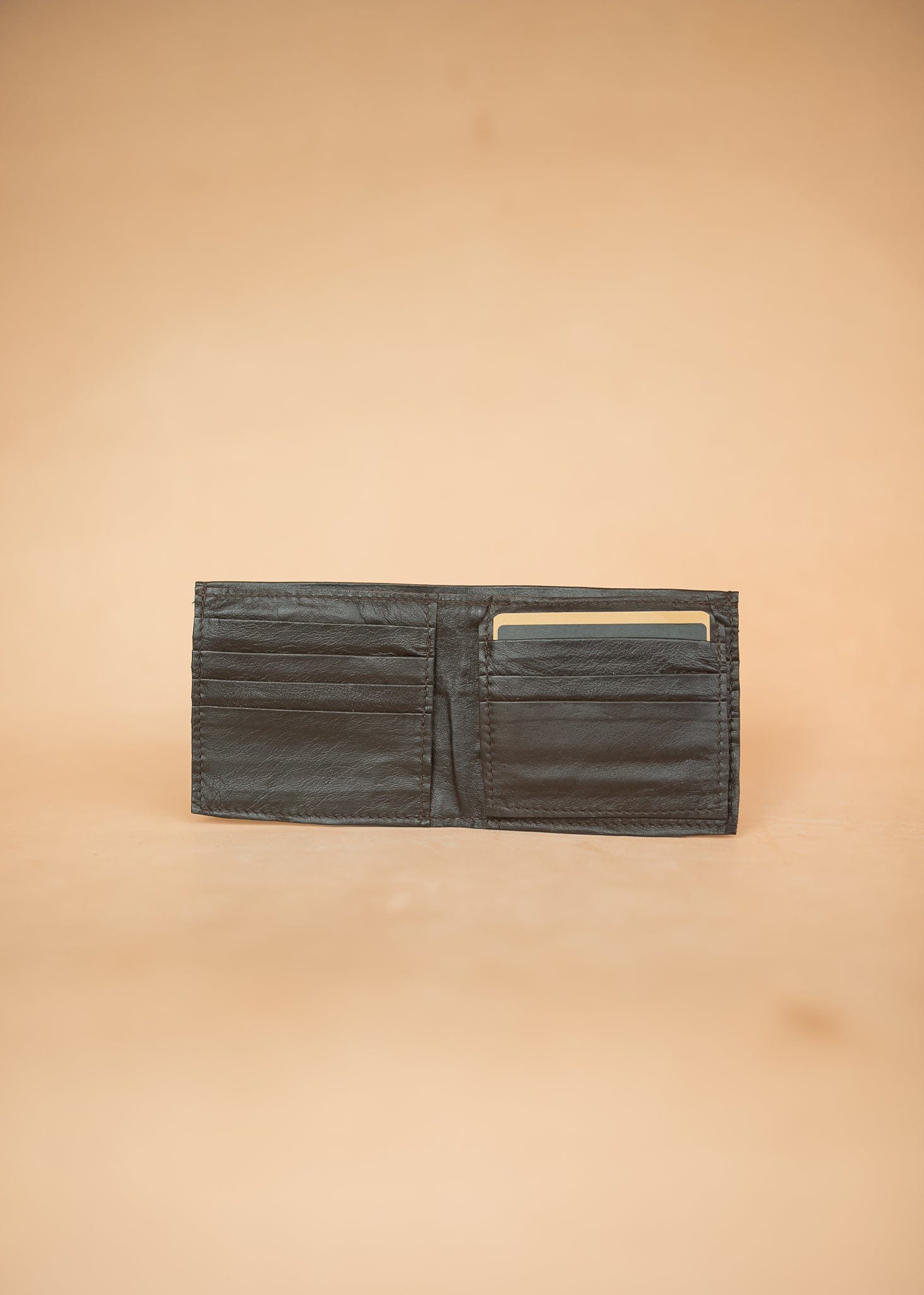 The Real McCaul Wallets All-Card Bifold Wallet - Kangaroo Australian Made Australian Owned Leather Men's Wallet- Australian Made - Kangaroo & Cowhide