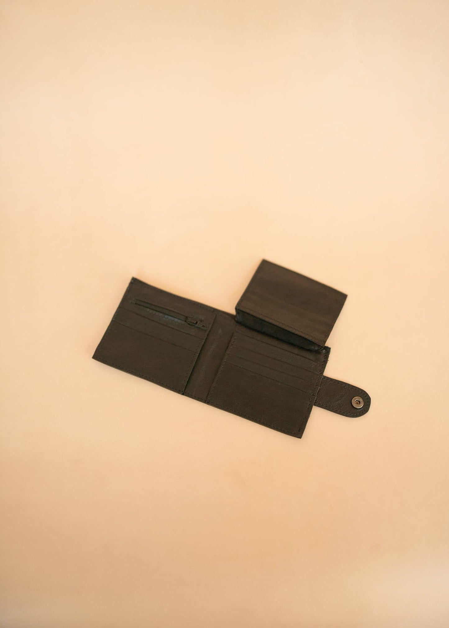 The Real McCaul Wallets All-Card Bifold Wallet with Zip - Kangaroo Australian Made Australian Owned Leather Men's Wallet- Australian Made - Kangaroo & Cowhide