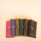 The Real McCaul Wallets The Sue Wallet - Kangaroo - Juniper Green Australian Made Australian Owned Genuine Leather Ladies Large Wallet- Made In Australia with Kangaroo and Cowhide