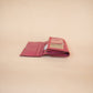 The Real McCaul Wallets The Sue Wallet - Kangaroo - Pink Australian Made Australian Owned Genuine Leather Ladies Large Wallet- Made In Australia with Kangaroo and Cowhide