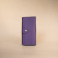 The Real McCaul Wallets The Sue Wallet - Kangaroo - Purple Australian Made Australian Owned Genuine Leather Ladies Large Wallet- Made In Australia with Kangaroo and Cowhide