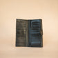The Real McCaul Wallets The Sue Wallet - Premium Kangaroo - Black Australian Made Australian Owned Genuine Leather Ladies Large Wallet- Made In Australia with Kangaroo and Cowhide